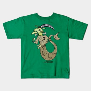 Zoady Ack! by Pollux: Capricorn Kids T-Shirt